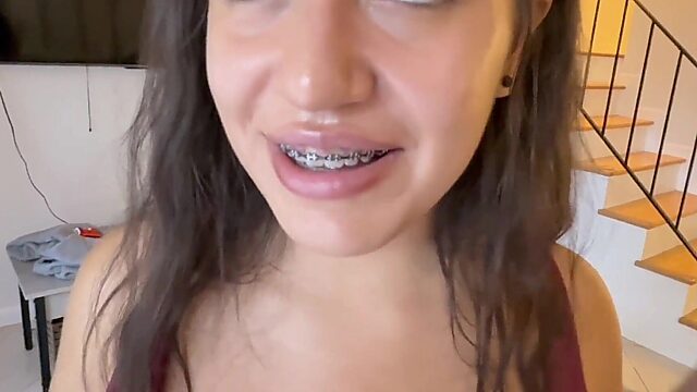 Hot Step-Sister Amira Mae Spreads Her Legs While Helping Decorate the House, Gets Fucked Hard by Danny Dirt