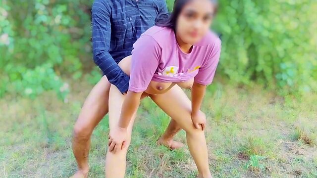 Hot Indian babe Suman gets railed hard in the jungle, her tight wet cunt taking every inch like a slut