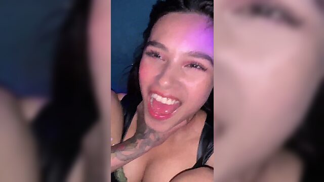 Hot slut gets pounded hard by a random dude in the club bathroom after grinding all night