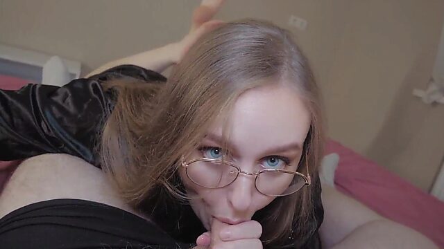 Step Mom Deepthroats My Cock Until I Blow Load After Load All Over Her Slutty Face