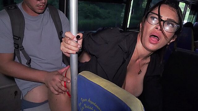 Hot & Risky School Trip: Teacher's Tight Wet Pussy Gets Fucked Raw on the Bus, Load Shot Deep Inside
