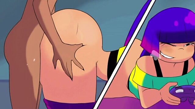 Glitch Techs Miko Gets Her Big Tits & Ass Handled in Hentai Compilation