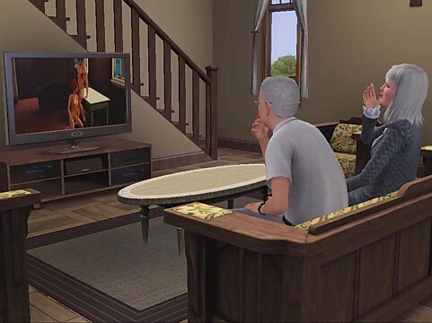 Mom and stockings: A Sims Tale of Family Swinging