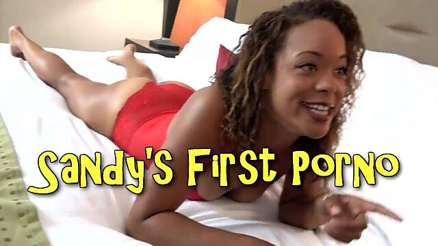 Sandy Takes Ebony Pipe and Gets Blasted