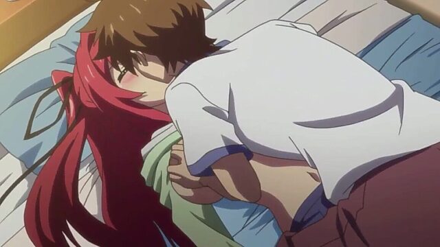 Passionate Makeout Session: Basara and Mio's Intense Kiss and Squeeze!