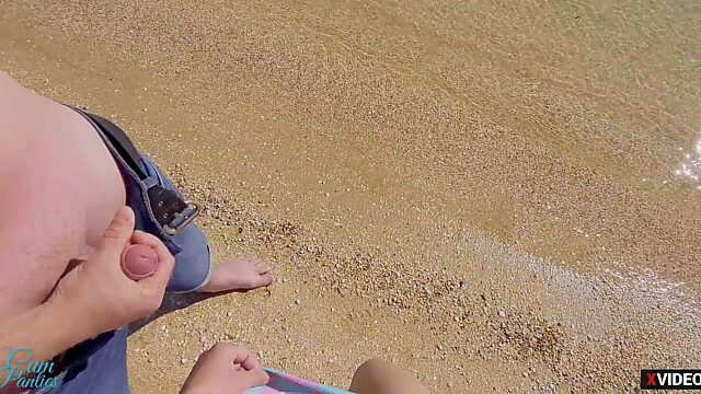 Beachside Stranger Makes Me Cum with His Hand