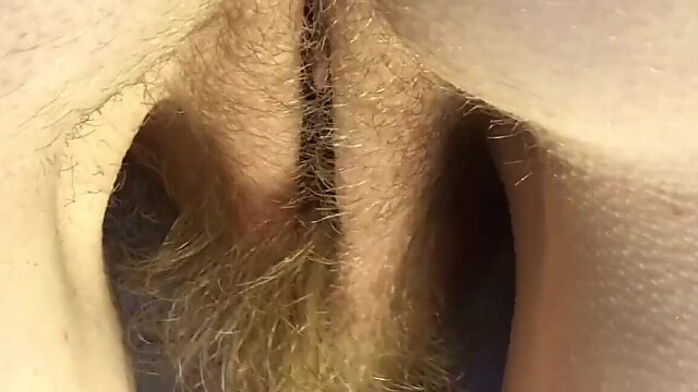 Amateur Bunnie Gets Up Close and Personal: Pussy and Ass Hair Removal Show!