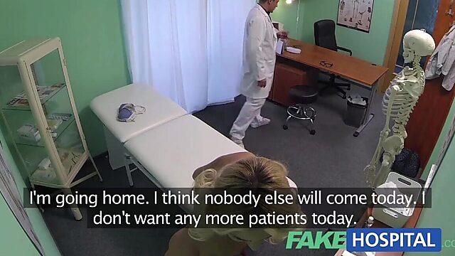 Sales rep caught fucking on hidden camera in fake hospital