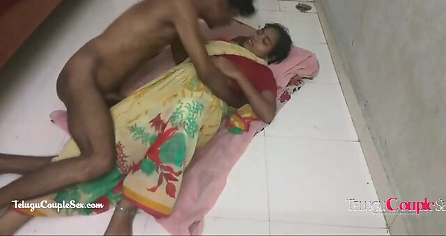 Steamy Telugu Housewife Gets Down and Dirty with Husband on the Floor