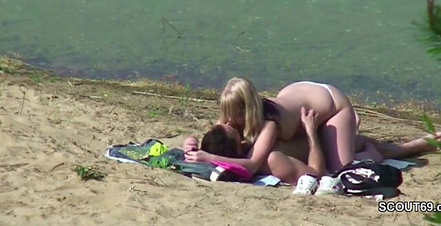 German Couple Publicly Bang on Hamburg Beach