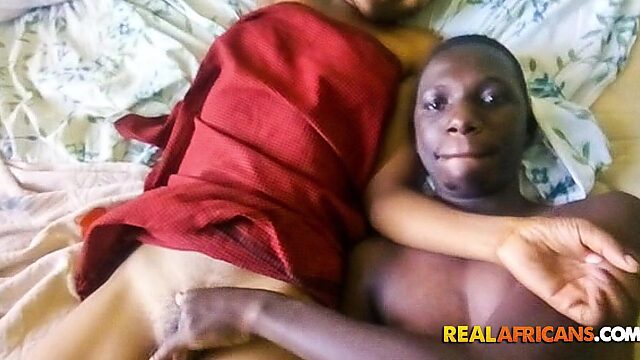 Ebony couple's raw first sex tape - uncensored!