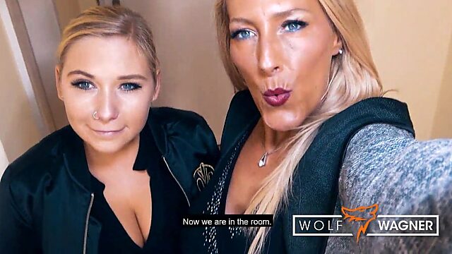 Filthy German Lesbians Go Wild in Hotel Room - Wolf Wagner Date