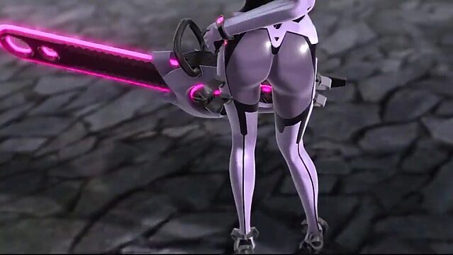 Android Yukari Takes It in 3D Hentai Action