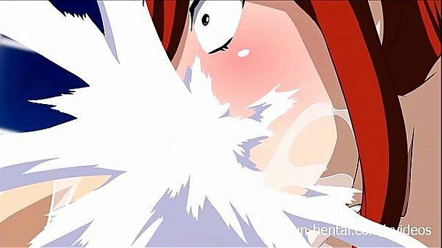 Erza's Heavenly Oral Skills in Fairy Tail Hentai